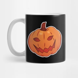 Scary Pumpkin Halloween Tee Mug